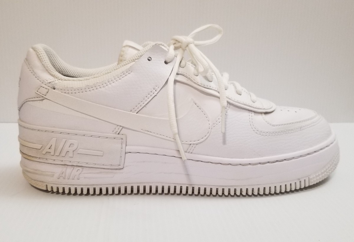 Nike W AF1 Air Force 1 Shadow Triple White Sneakers Shoes CI0919