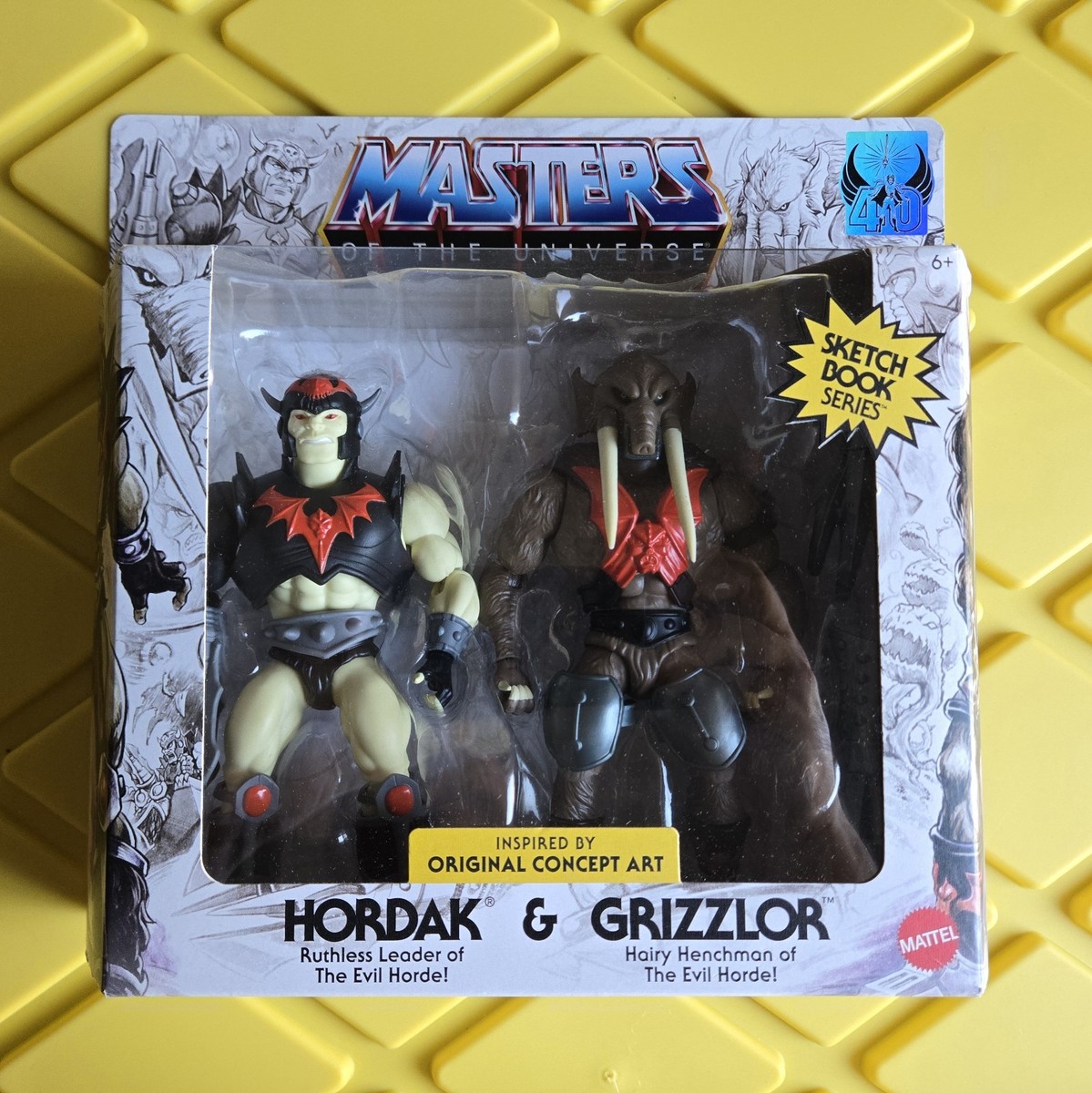 Masters of the Universe Origins Sketchbook Hordak & Grizzlor 2
