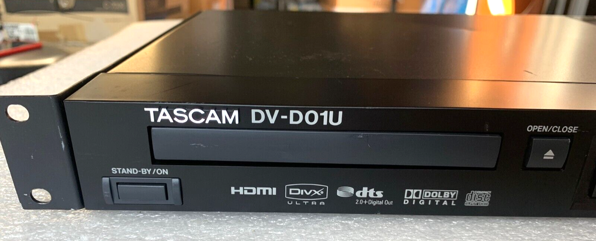 Tascam DV-D01U Lettore DVD montabile su rack, senza telecomando | eBay