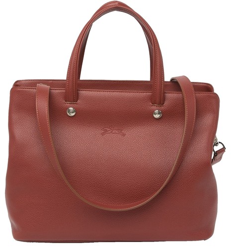 Longchamp Balzan Leather Handbag in Red 8a | eBay