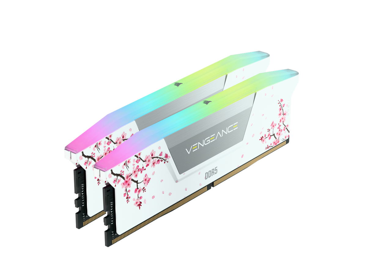 CORSAIR Vengeance RGB 32GB (2 x 16GB) 288-Pin PC RAM DDR5 6000