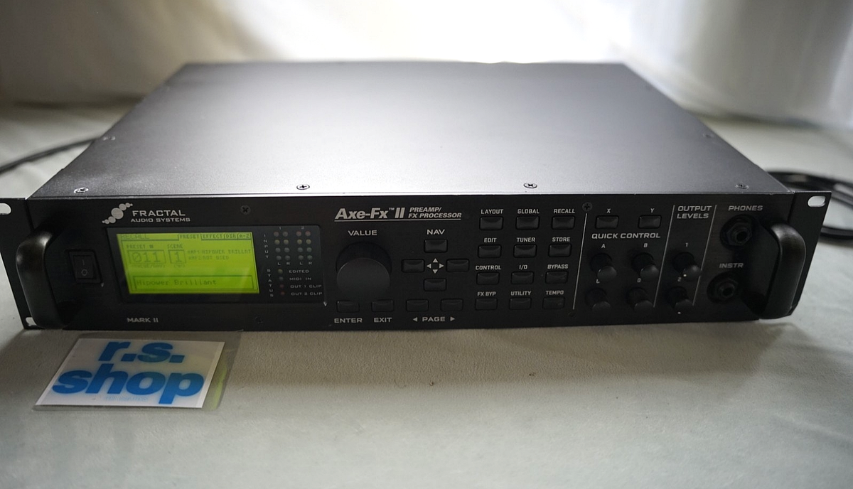 Fractal Audio Axe FX II MKii 2 Effect Rack Used Tested Working w