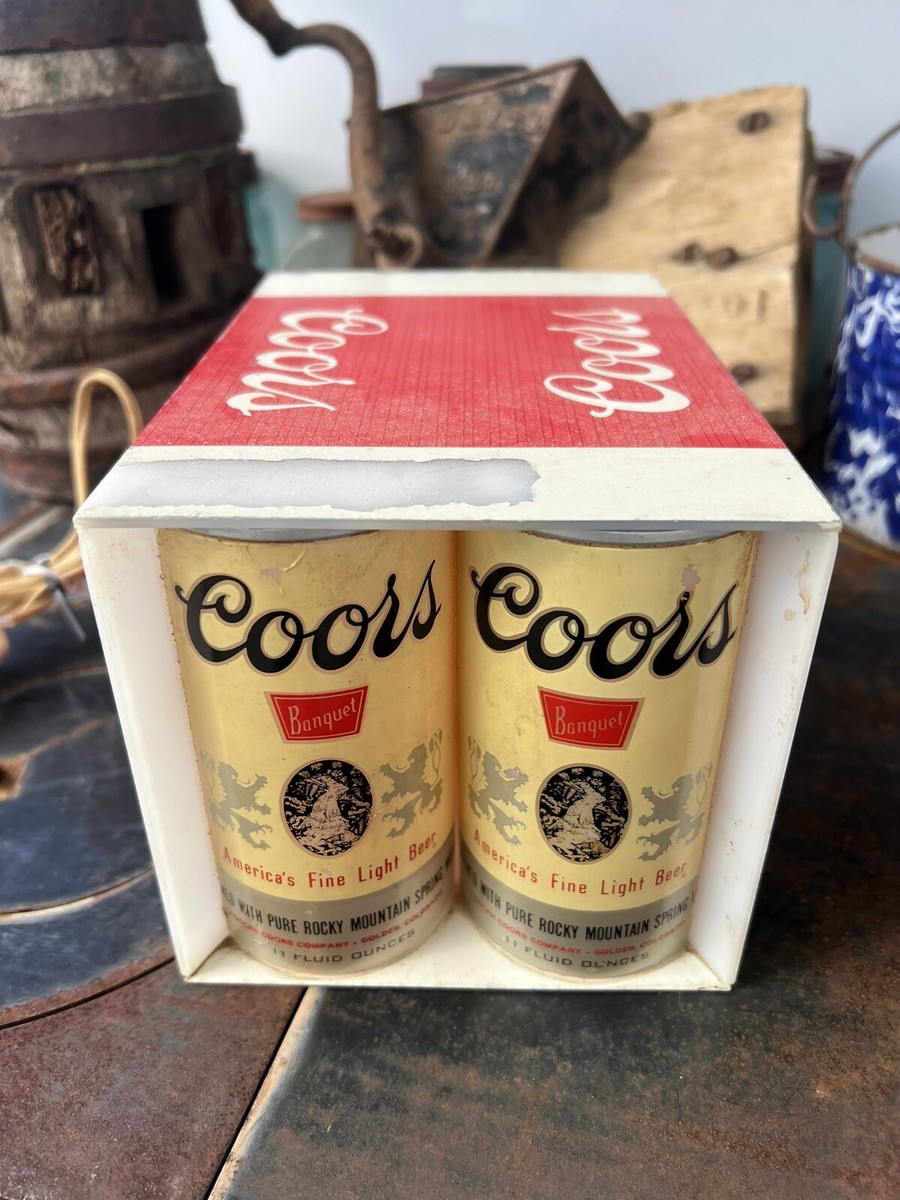 RARE Vintage Coors Original Six Pack Beer Light Bar Collectible
