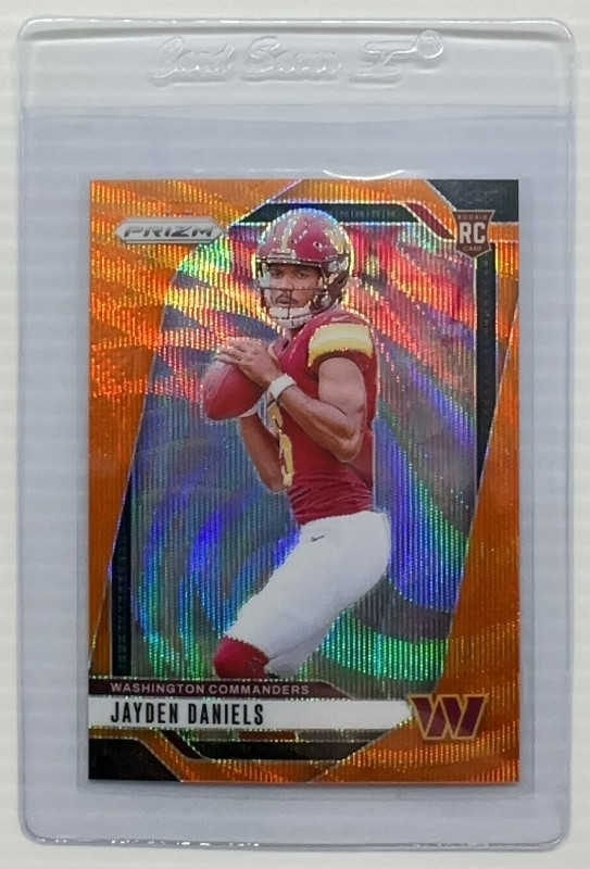 Jayden Daniels 2024 Prizm #347 Orange Wave /60 Price Guide