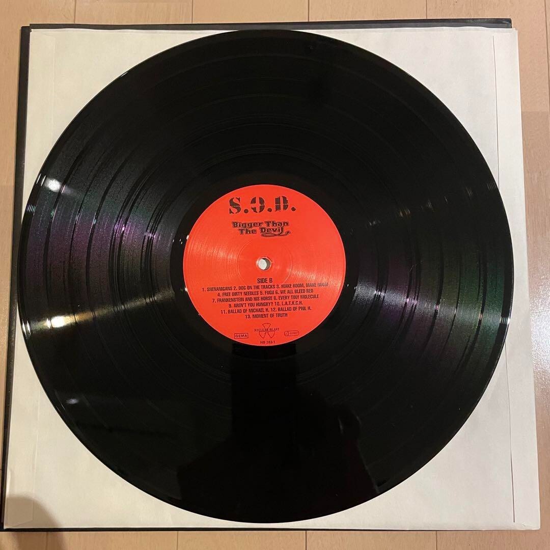 S.O.D. / Bigger Than The Devil 1999 Original LP Vinyl