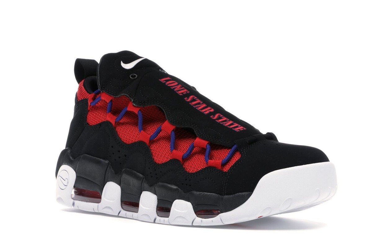 Nike Air More Money Lone Star State Black/RedBred Uptempo Texas