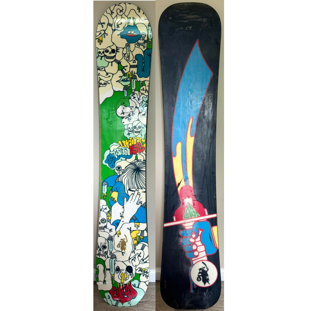 UN..INC UNINC Gigi Ruf 158cm Burton Snowboard Rare Classic