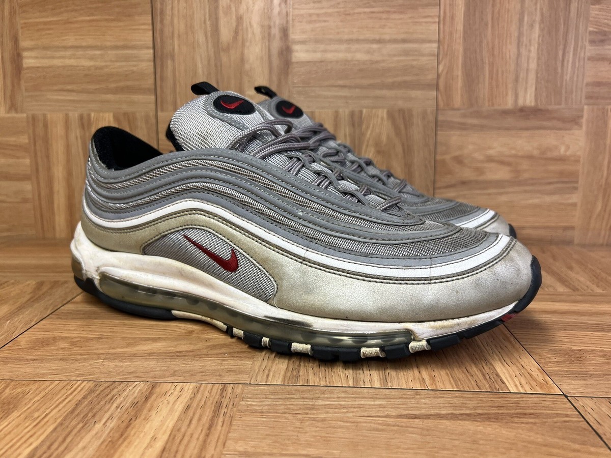 RARE🔥 Size 13 - Nike Air Max 97 OG QS 2016 Silver Bullet 884421
