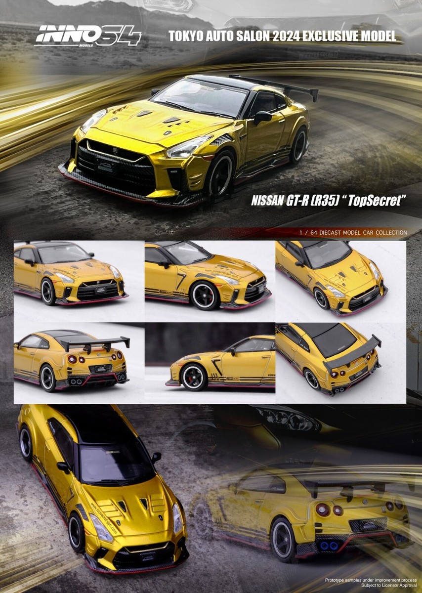 Inno 64 Nissan GT-R R35 Top Secret Tokyo Auto Salon 2024 Exclusive