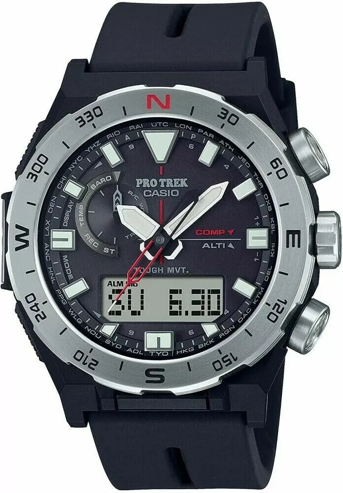 CASIO Watch PROTREK Climber Line Compass Radio Solar PRW-6800-1JF