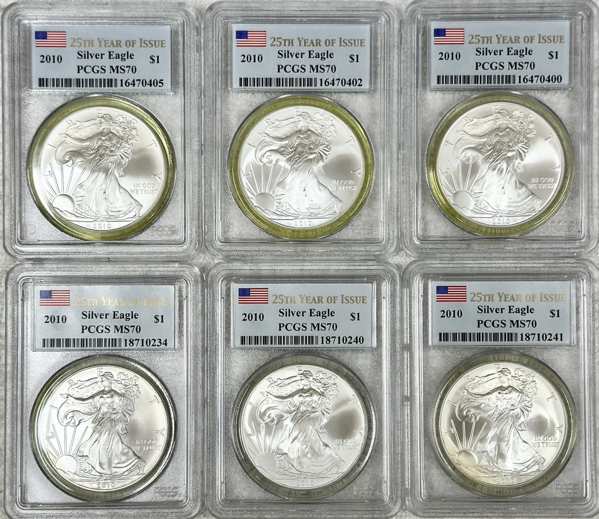 American Eagle MS 70 Graded 2010 Silver Bullion Coins for sale | eBay