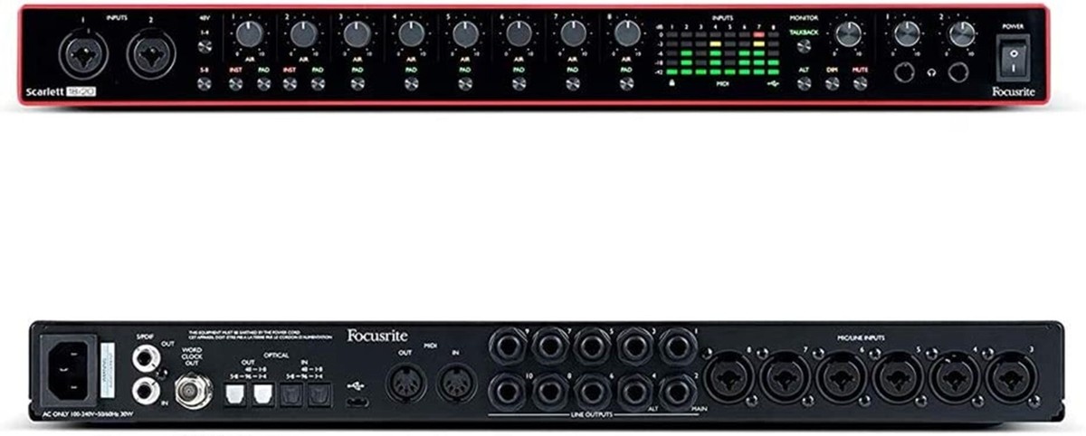 Focusrite Scarlett 18i20 3rd Gen USB Audio Recording Interface