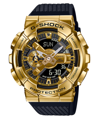 CASIO G-SHOCK GM-110G-1A9JF Metal Gold Analog Digital Watch 48.8mm