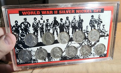 アメリカ 戦時中の銀ニッケルセット 1942-1945 1942-1945 Wartime