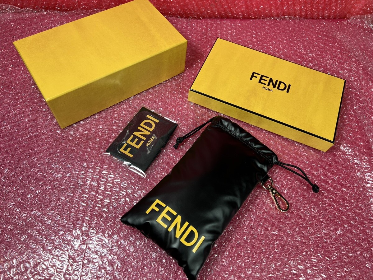 Fendi Roma Black Yellow Sunglasses Eyeglasses Case | eBay