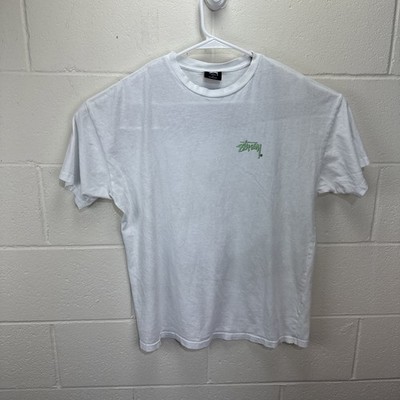 Vintage Stussy New York Crew White OG Posse Photo T Shirt Rare