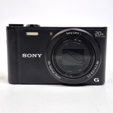 Sony Cyber-shot DSC-WX350 18.2MP Digital Camera - Black for sale