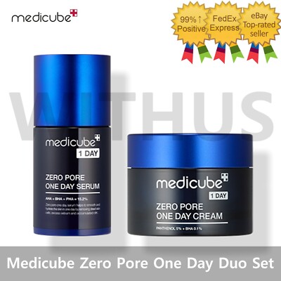 Medicube Zero Pore One Day Duo 2pcs Set Serum Cream Fedex 2~3day