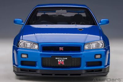 Autoart 77408 1/18 Nissan Skyline GT-R R34 V Spec II (Bayside Blue