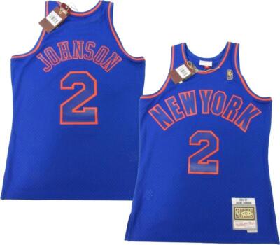 96-97 Larry Johnson #2 New York Knicks Mens Mitchell & Ness
