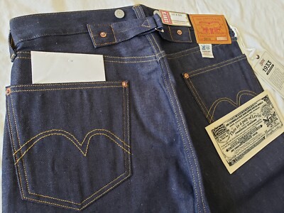 LEVI'S 1933 501 xx LVC Vintage Clothing Raw Selvedge 1937 Cinch