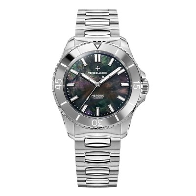 VENEZIANICO NEREIDE TUNGSTENO 39 3121540C Automatic Black MOP Dial