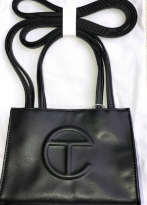 Telfar Small black Shopping Bag Vegan Leather | eBay