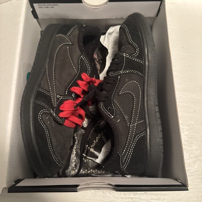 Size 3 - Jordan 1 Retro Low OG SP x Travis Scott Black Phantom | eBay