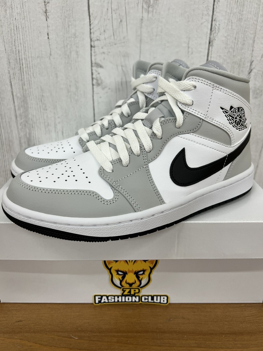 Air Jordan 1 Mid Light Smoke Grey Fog BQ6472-015 Women Sizes | eBay