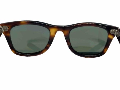 Vintage B&L Ray Ban USA Wayfarer 5024 50mm mock / tortoise frame