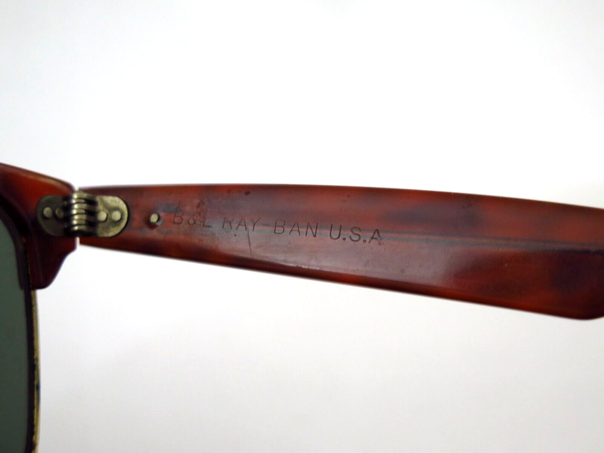 Vintage Ray Ban Wayfarer Max Sunglasses 54 18 with Case Tortoise