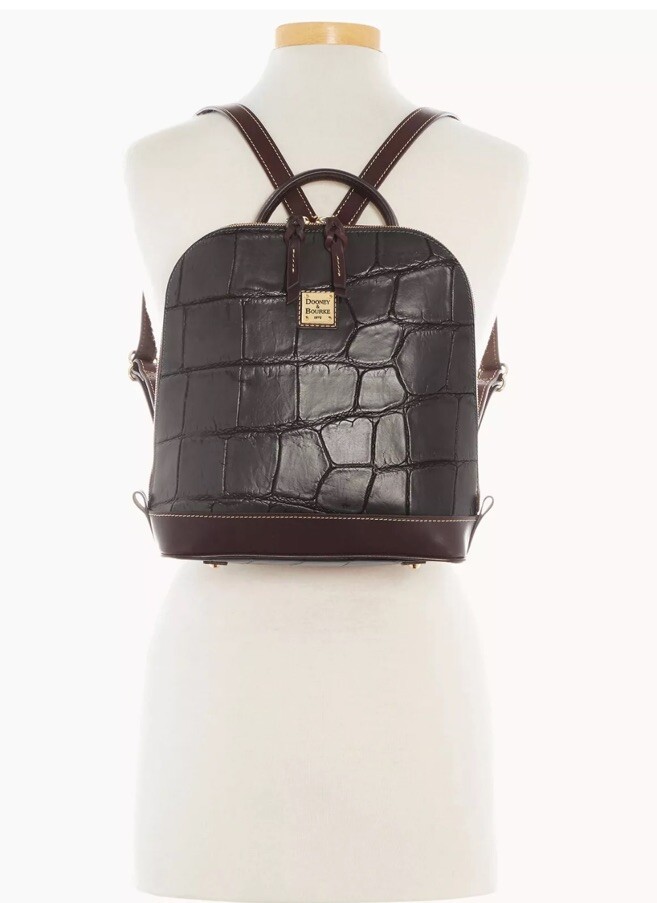 Dooney & Bourke Denison Zip Pod Backpack 🩶🩶🩶Smoke Grey Color | eBay