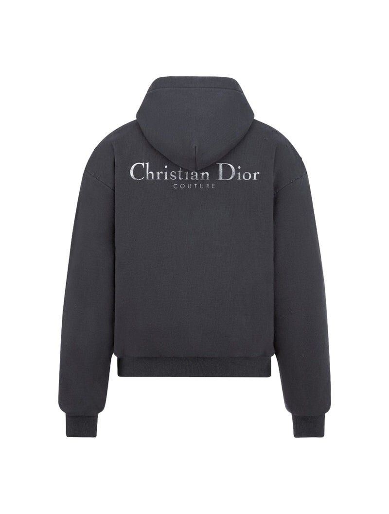 DIOR $3000 Black Fleece Hooded Sweatshirt New & Authentic | eBay