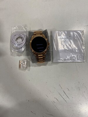 Michael Kors Access Bradshaw 2 44mm Case Rose Gold-Tone Stainless