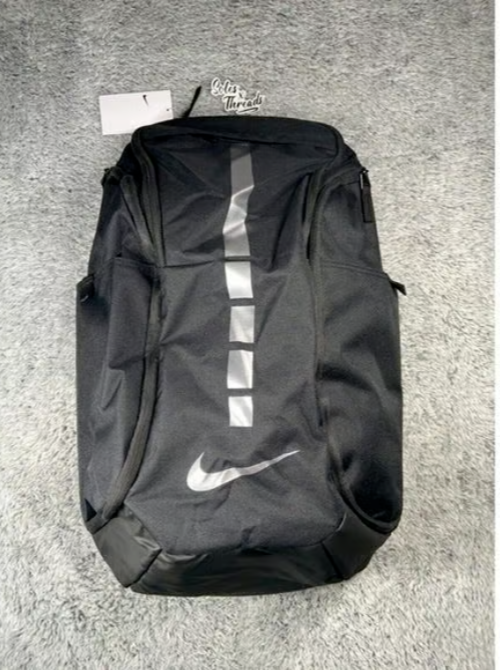 Nike Elite Hoops Pro Stripes Basketball Backpack Black Metallic