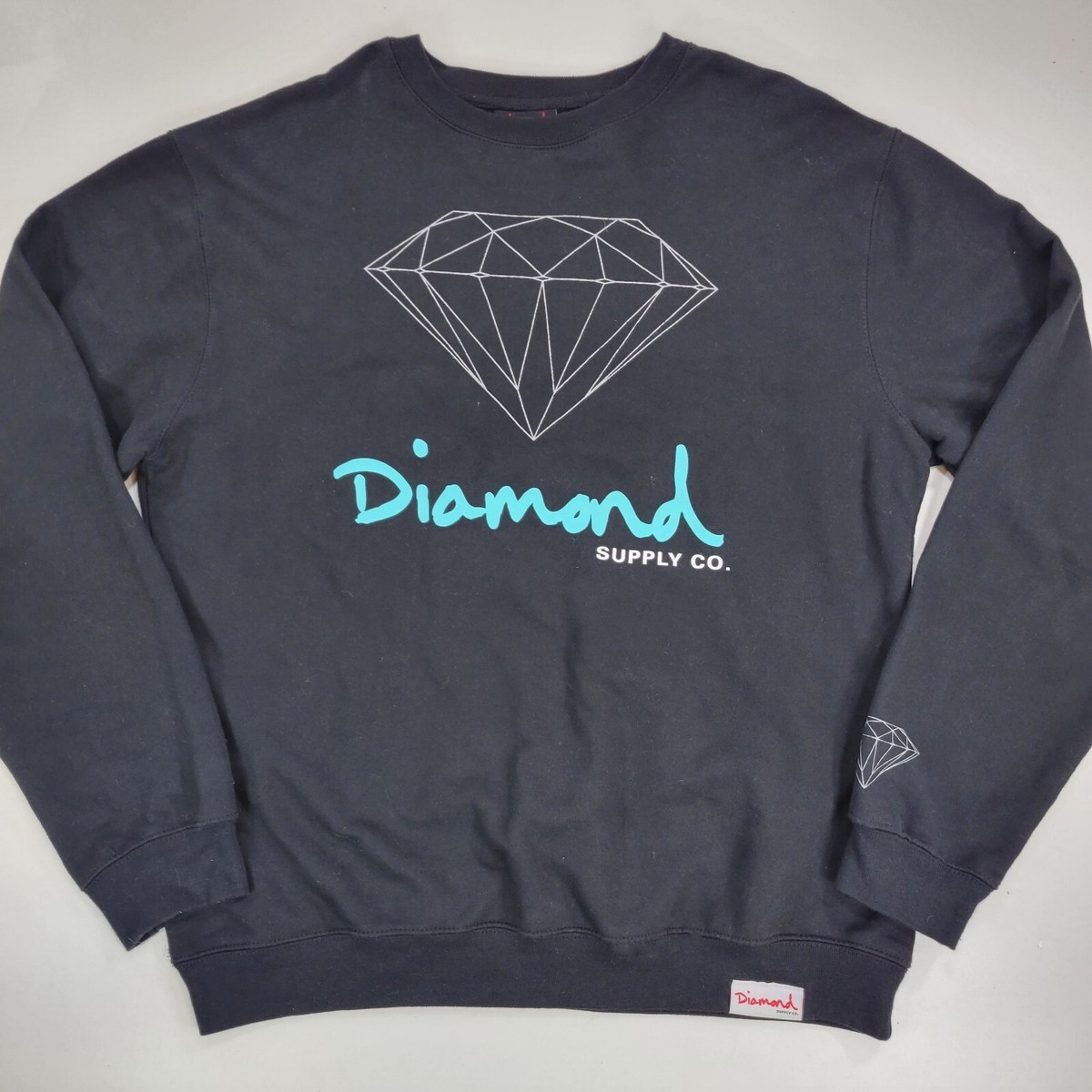 Diamond Supply Co Sweatshirt Mens Large L Tiffany Logo Skate Swag
