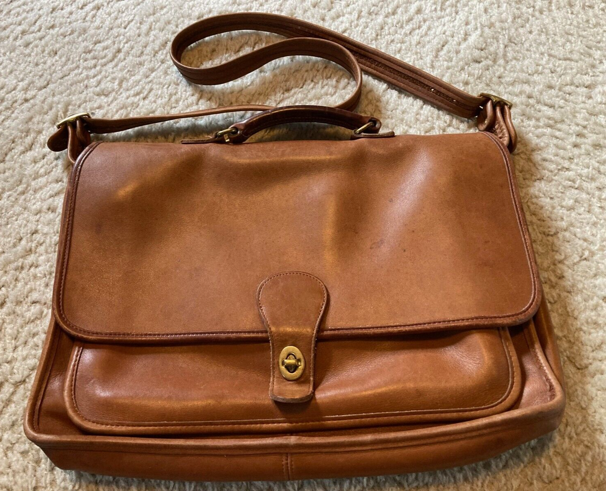 Coach Leather Metropolitan Bag #5180 Brown (Handcrafted in USA) | eBay