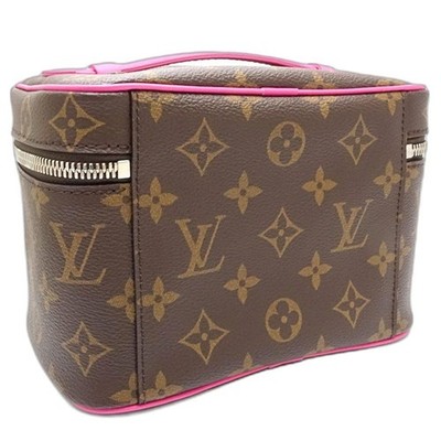 LOUIS VUITTON Monogram Nice Mini Vanity Case Cosmetic Bag Pink