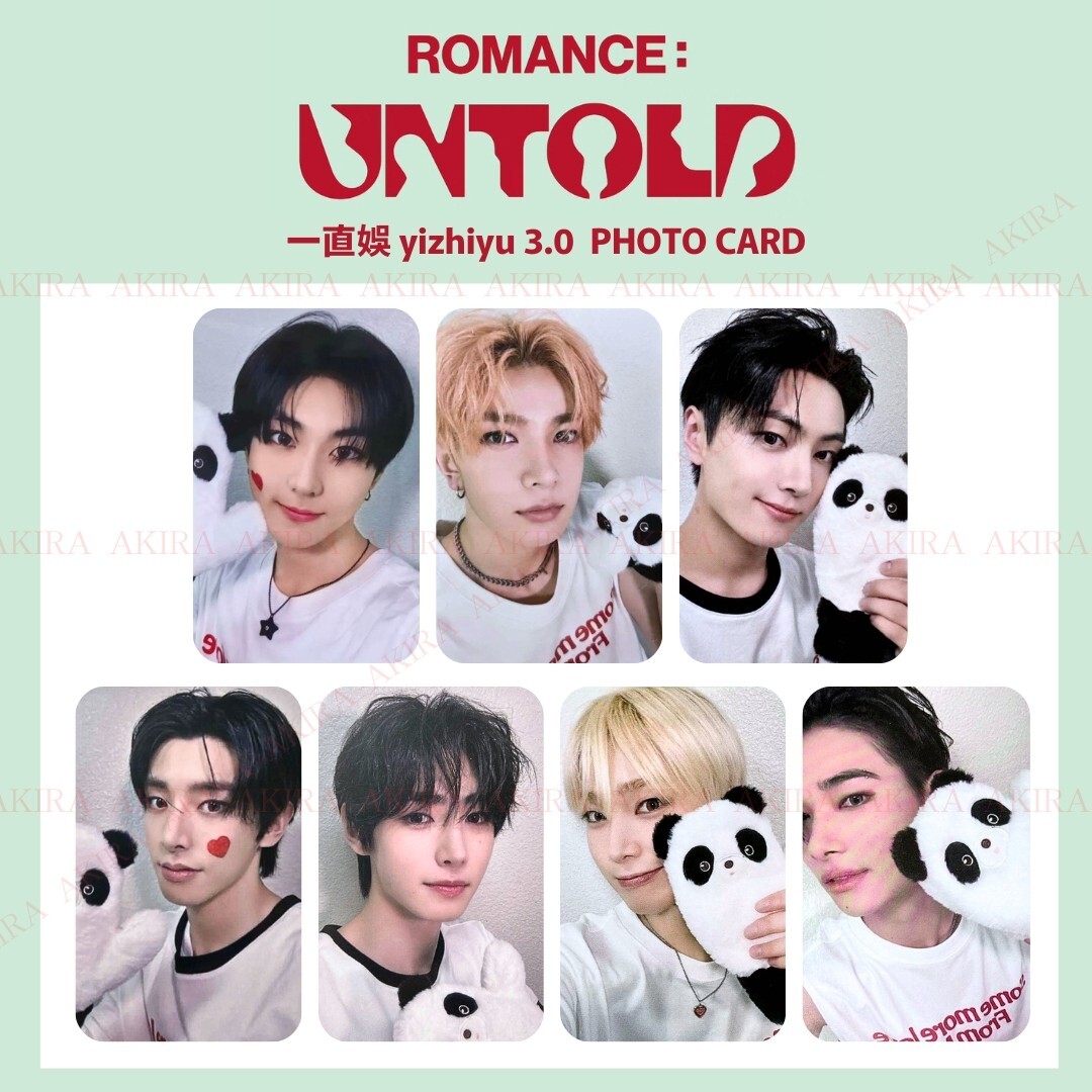 ENHYPEN ROMANCE：UNTOLD 一直娛 WITHFANS YZY YIZHIYU 3.0 CHINA POB