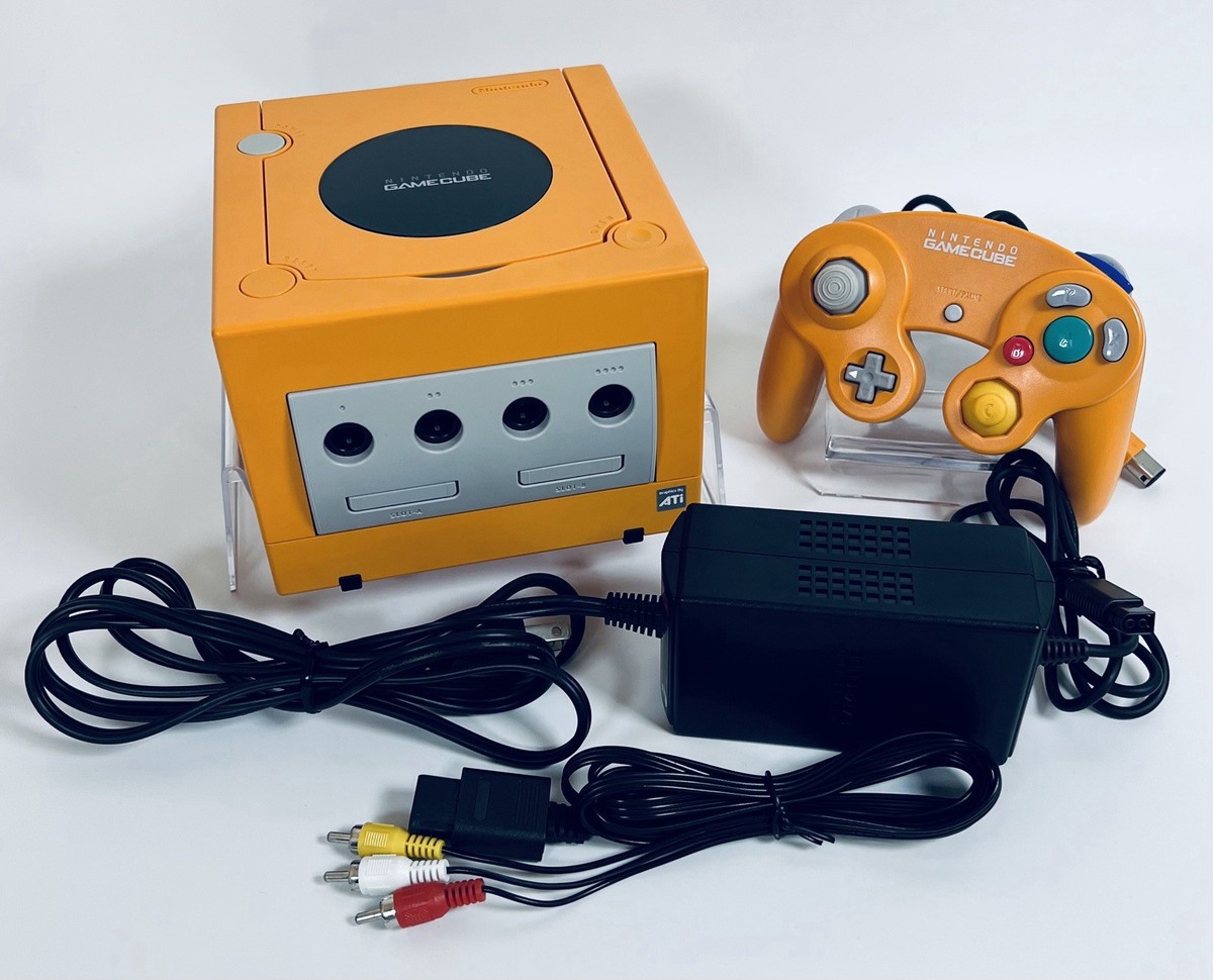 Nintendo GameCube (Orange) – Japan-Exclusive Color, Tested