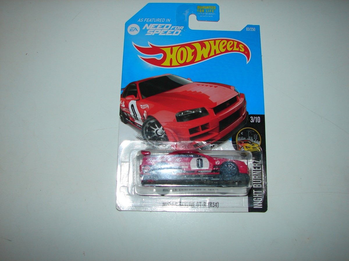 2016 Hot Wheels Need For Speed Nissan Skyline GT-R R34