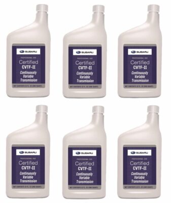 Genuine Cvtf-ii Cvt Transmission Fluid (6 Quarts) - Soa427v1660