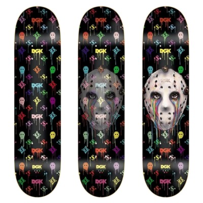 DGK Skateboard Deck Monogram Lenticular 8.25