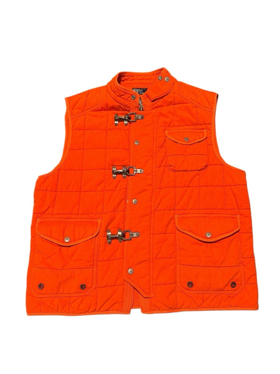 Vintage Polo Ralph Lauren Fireman Clasp Insulated Down Vest 2XL