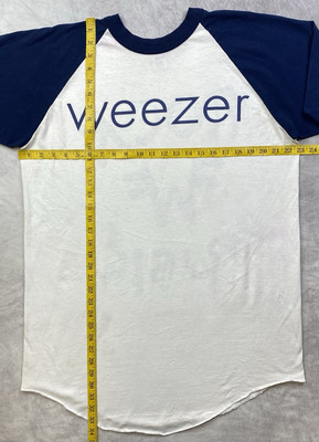 Vintage Weezer 90s Rock Music Band Raglan Shirt Size XL | eBay
