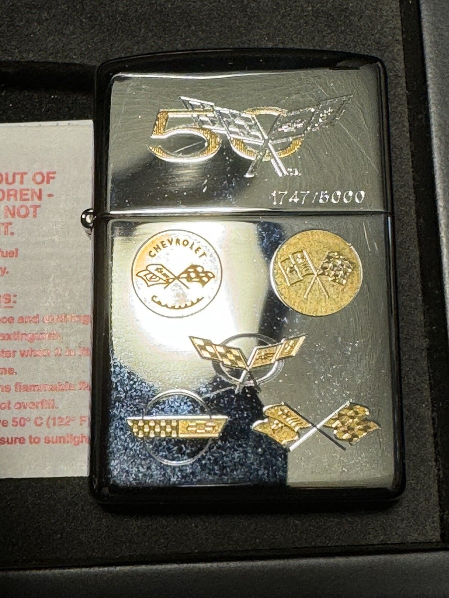 50th Anniversary Corvette Zippo Lighter | eBay
