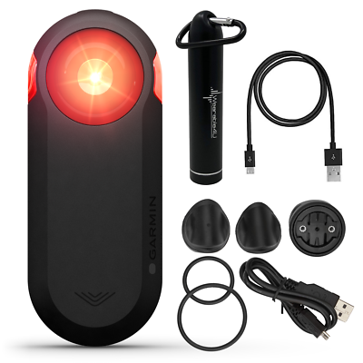 Garmin Varia RTL515 Cycling Rearview Radar with Power Bank Bundle