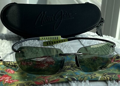 Maui Jim Alakai MJ 743 02D Titanium & Rubber Frame + Maui HT