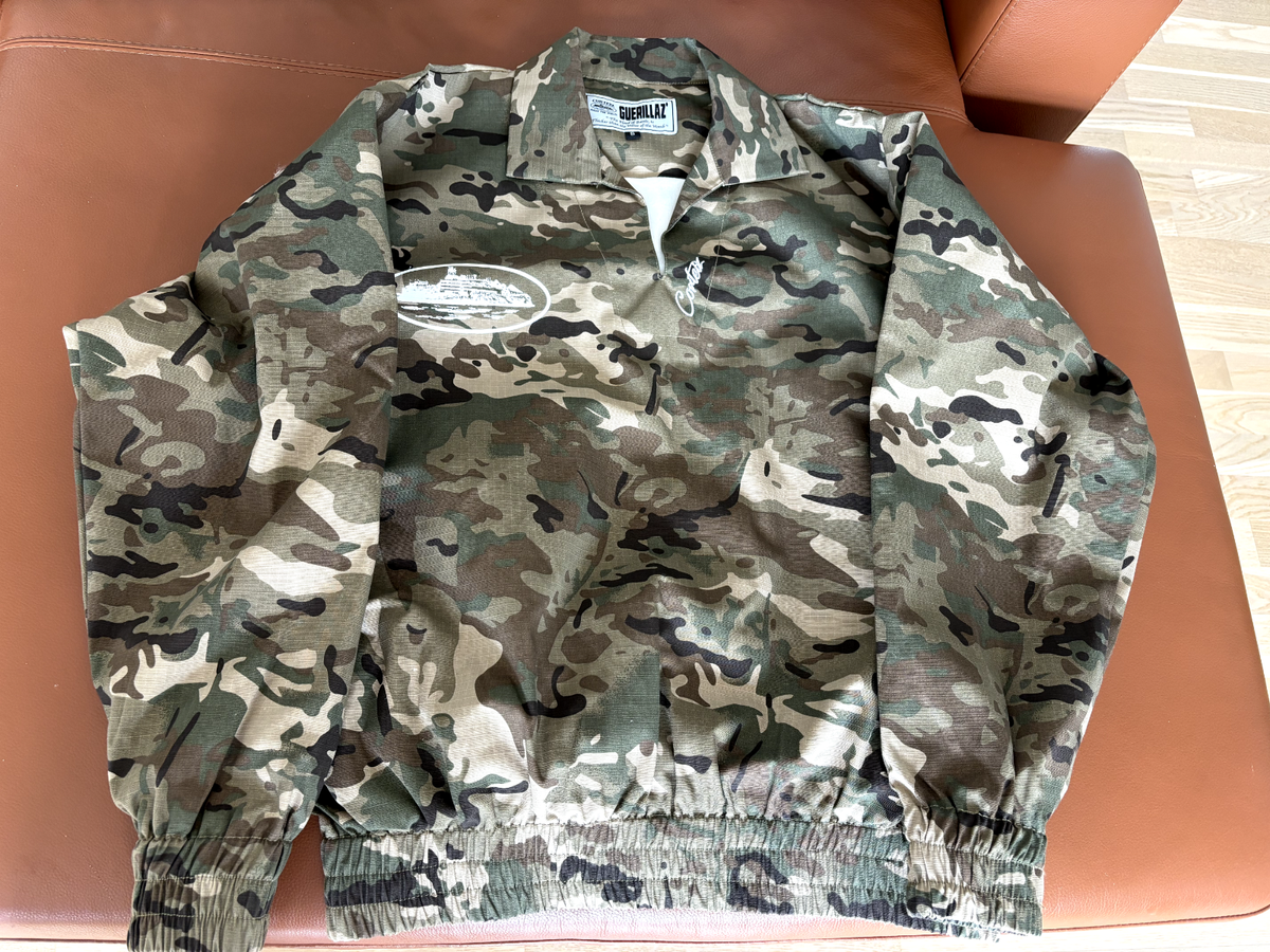 Corteiz Guerillaz* Drilltop Woodland Camo | eBay