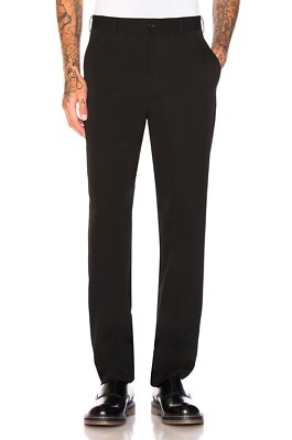 COMME des GARCONS HOMME PLUS Wool Gabardine Trousers in Black Size